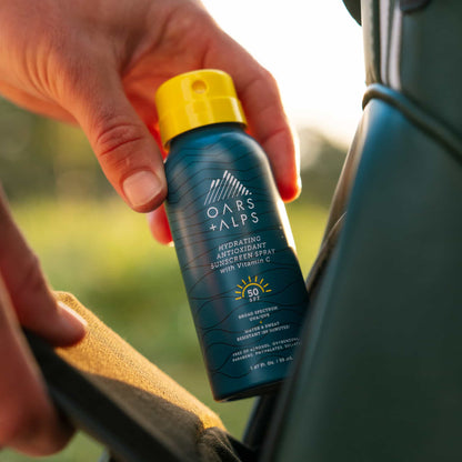 Travel Size Hydrating Antioxidant SPF 50 Spray, TSA-approved