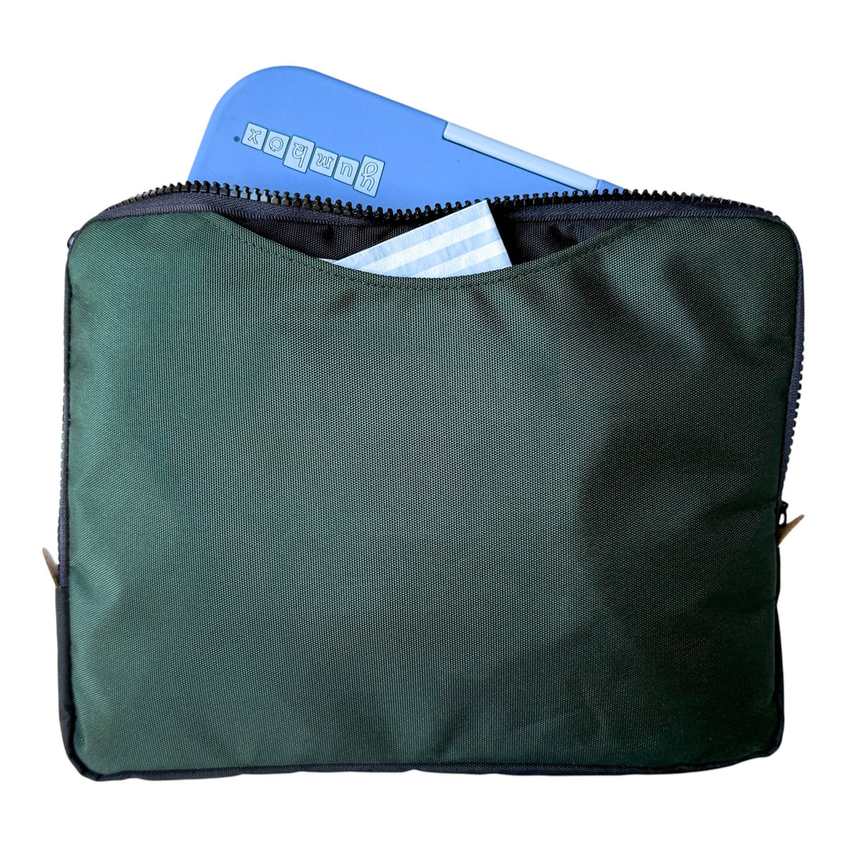 Yumbox Poche Slim Insulated Sleeve Lunch Bag - Forest Green