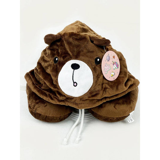 Cute Travel Neck Pillow with Hoody