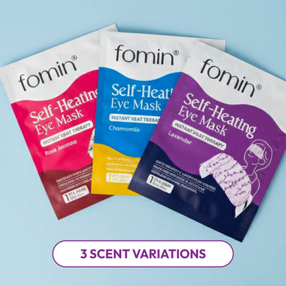 Self-Heating Eye Mask 6PK | Steam Spa | Scent Sampler
