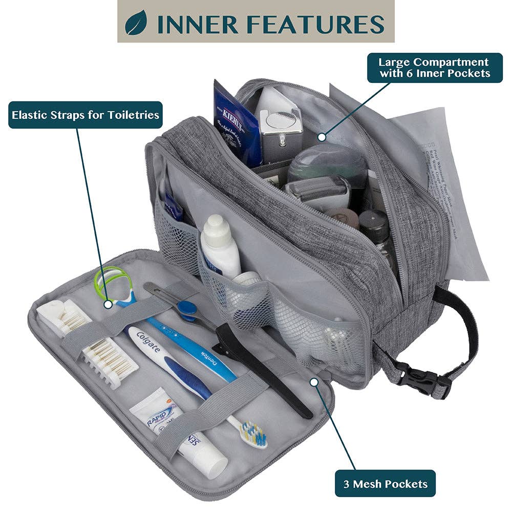 Men's Modern Dopp Kit Toiletry Bag