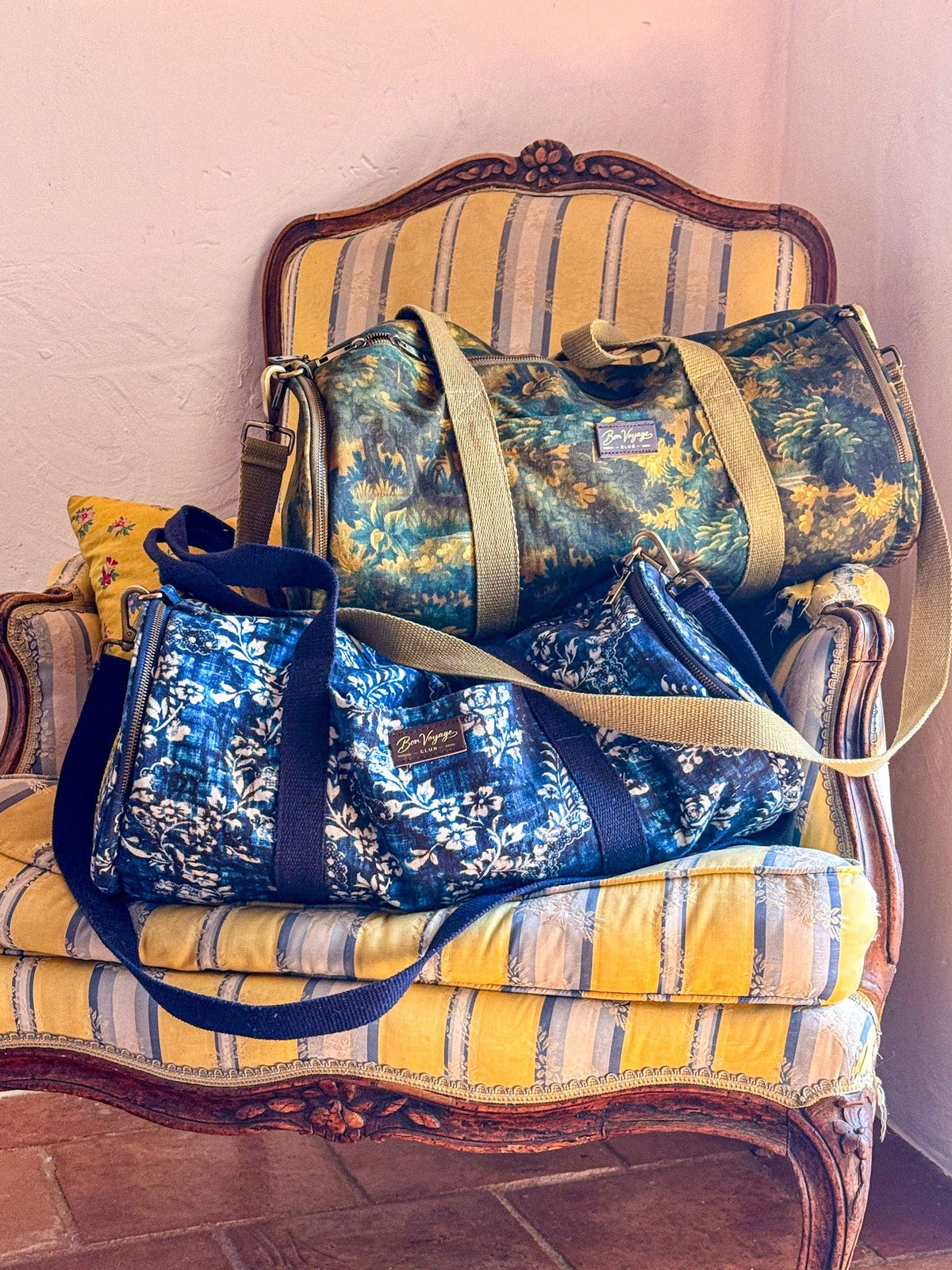 Bon Voyage Weekender Duffle Bag - Mirabeau Blue