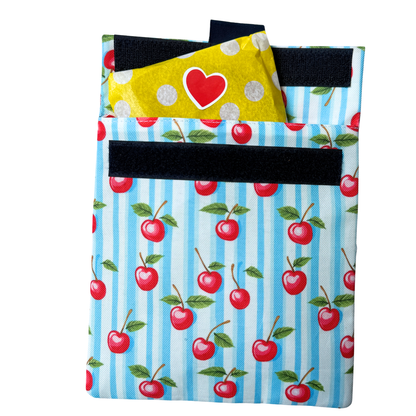 Reusable Sandwich Bag - Set of 2 - Vichy & Cherry Stripes