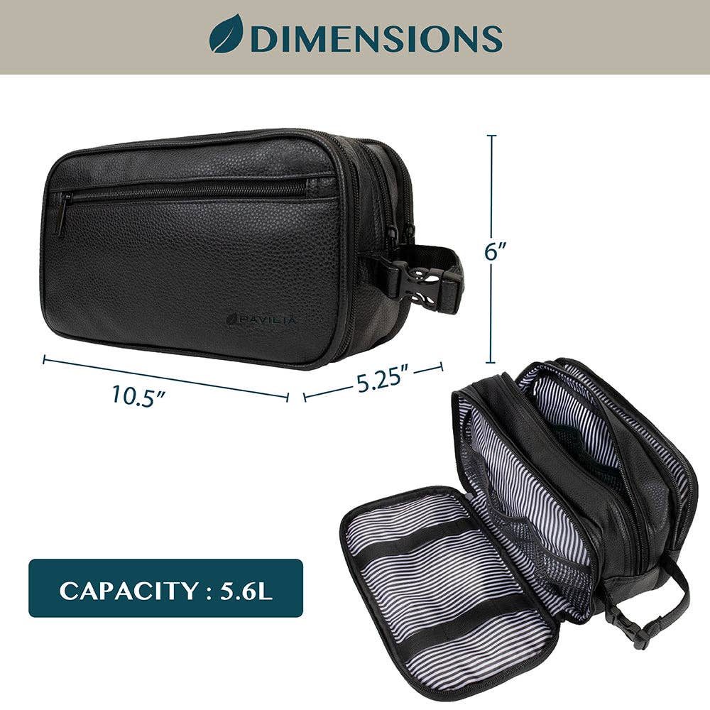 Men's Modern Dopp Kit Toiletry Bag