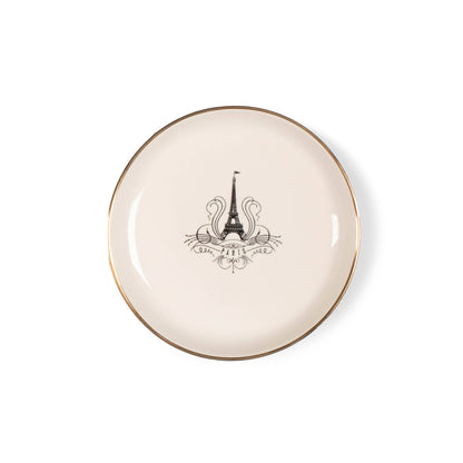 NOIR EIFFEL ROUND TRINKET DISH