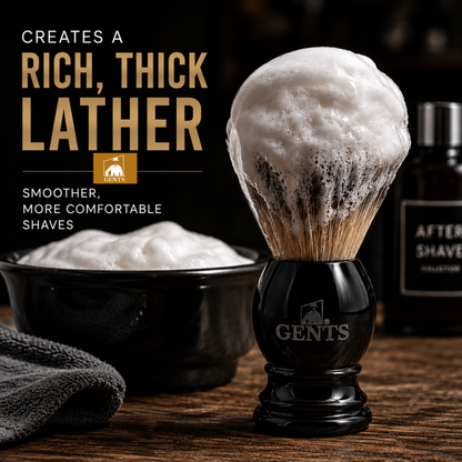 GBS Synthetic Travel Shaving Brush & Travel Tube