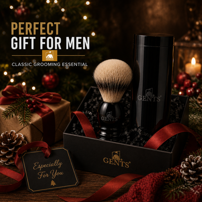 GBS Synthetic Travel Shaving Brush & Travel Tube