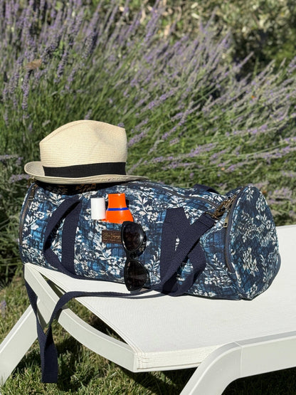 Bon Voyage Weekender Duffle Bag - Mirabeau Blue
