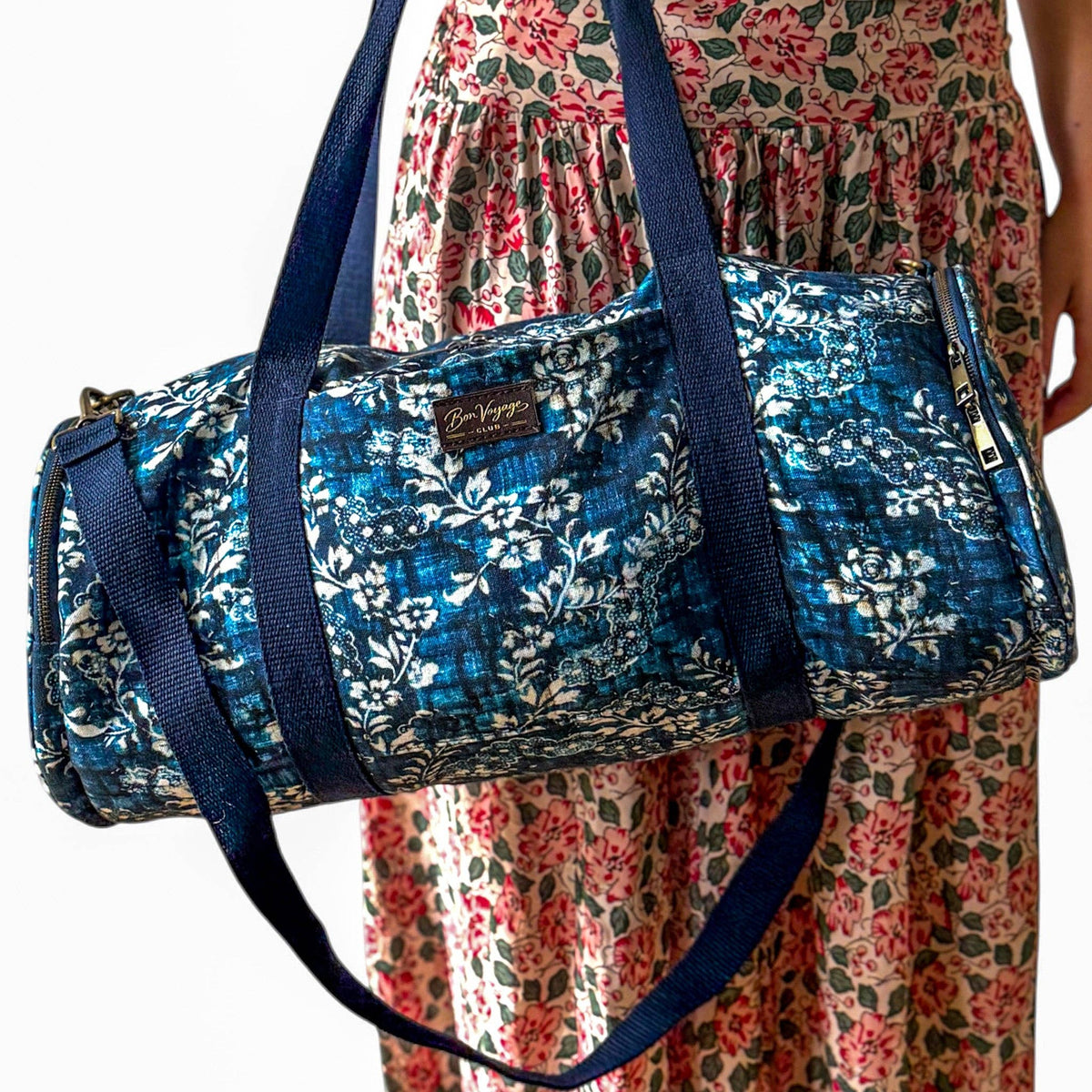Bon Voyage Weekender Duffle Bag - Mirabeau Blue