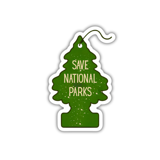 Save National Parks Sticker – Nature Conservation