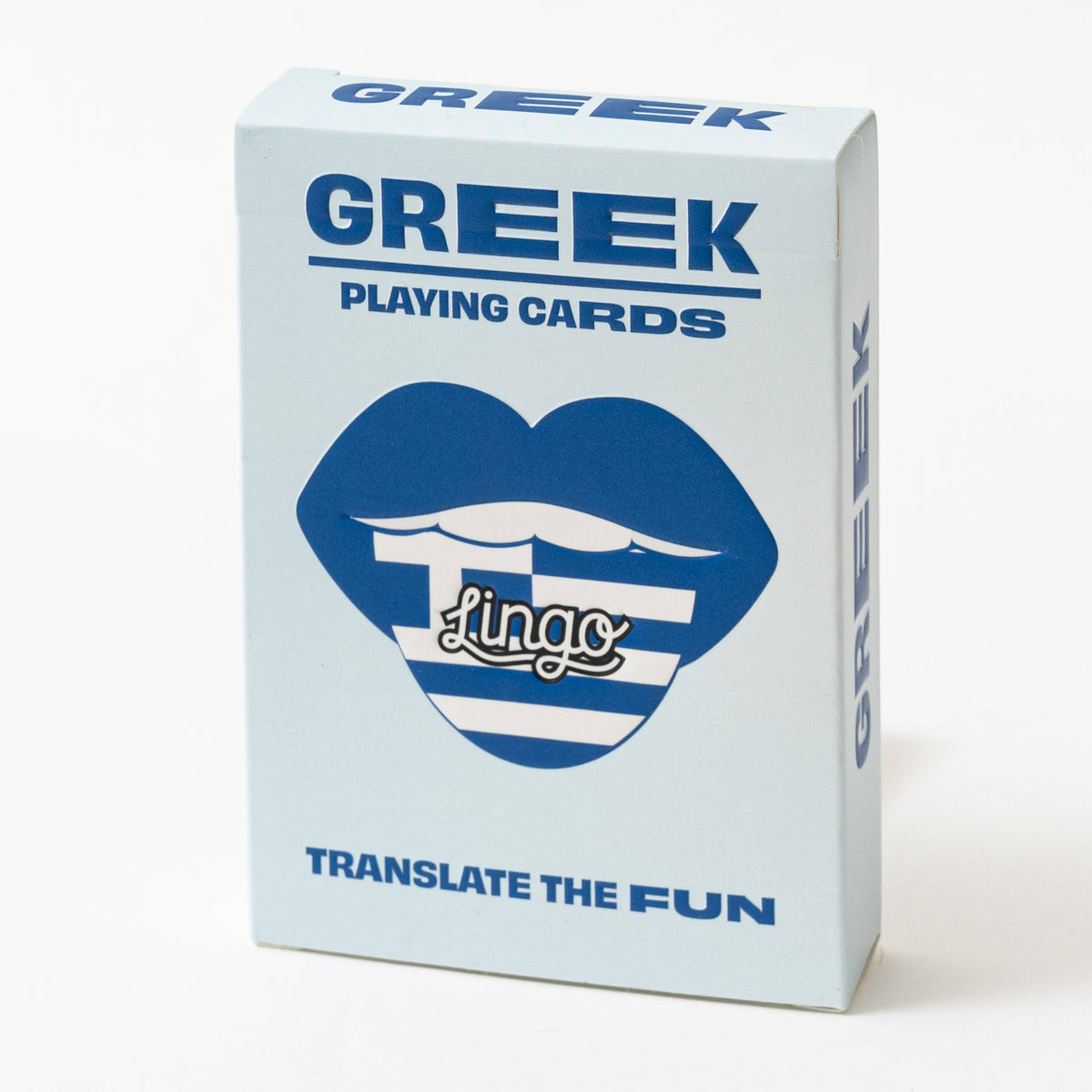 Greek Playing Cards — Family Gift & Card Game | Lingo