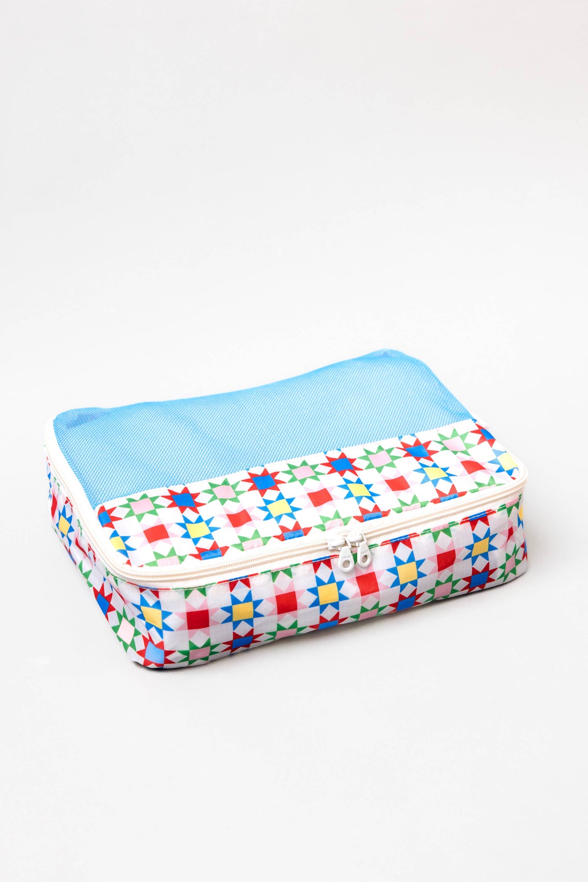 Packing Cube Set, Blue Scandinavian Floral